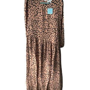 Hayden Los Angelas Women's Large Animal Print Dress NWT